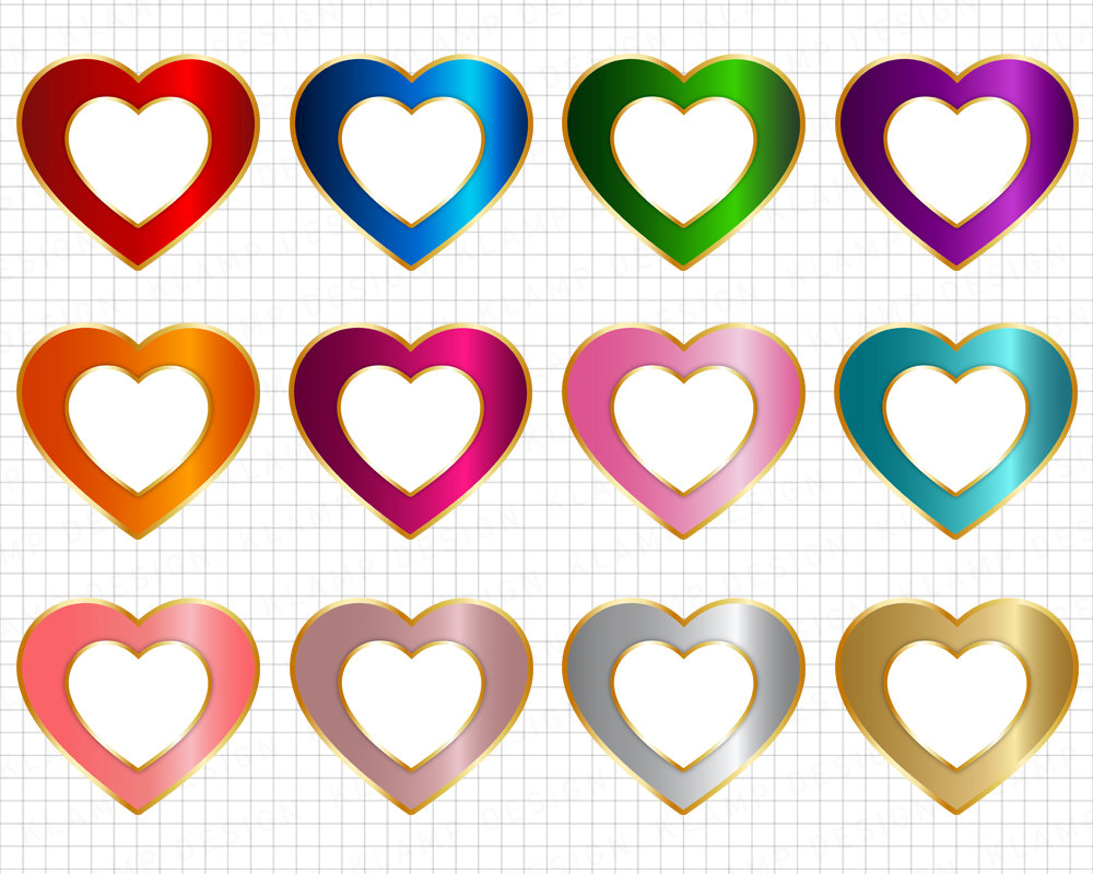 1000x800 Heart Clipart Digital Heart Clipart Love Clip Art, Digital