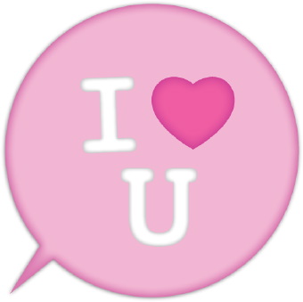 340x339 I Love You Button Clip Art Clipart Panda