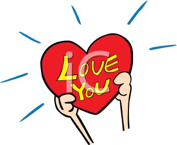 350x287 Hands Holding A Heart That Says Love You