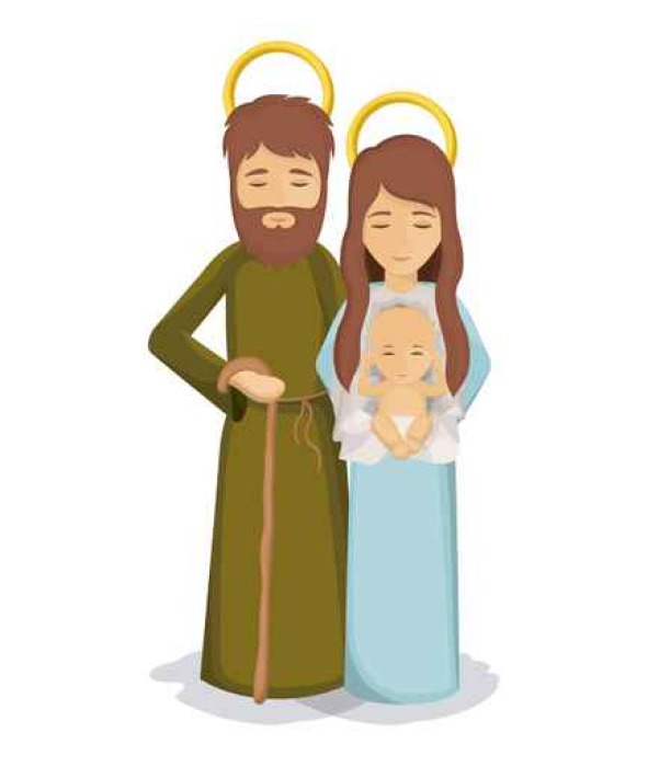 Clipart Of Mary Joseph And Baby Jesus at GetDrawings | Free download