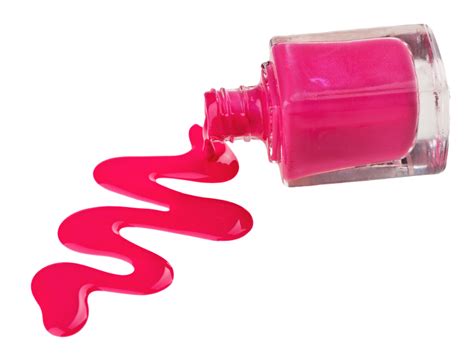 474x358 Spilled Nail Polish Bottle Clip Art