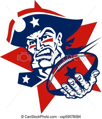405x470 Patriots Football Vector