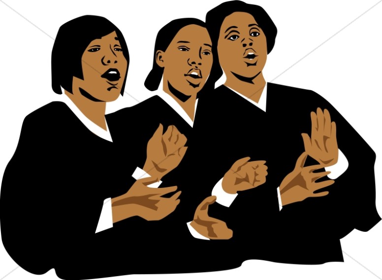 776x569 Three Church Singers Church Choir Clipart