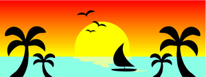 300x113 Sunset Clip Art 6366589
