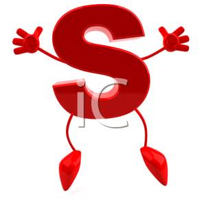 300x300 S Clip Art Letter S