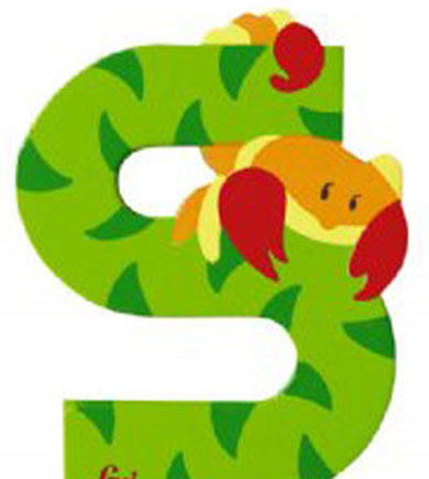 390x436 Animal Cliparts Letters