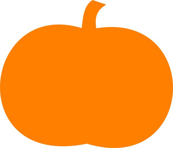 600x513 Pumpkin Outline Clip Art Clipartlook
