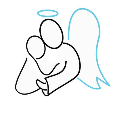 400x400 Angel Outline Clip Art Clipart Collection