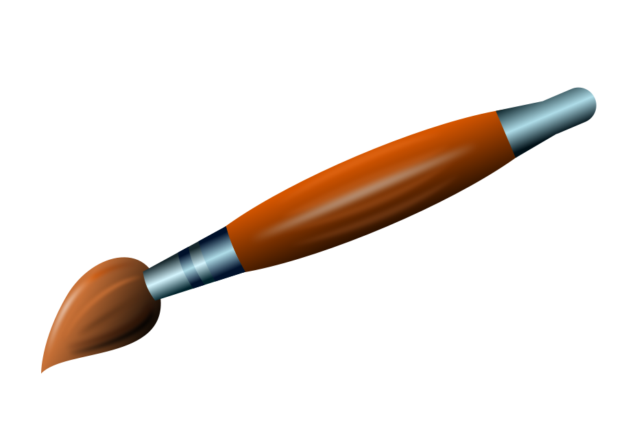 900x636 Clipart Paint Brush