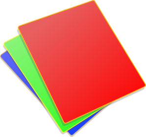 298x279 Colored Paper Clip Art