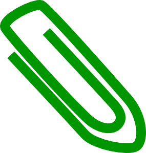 285x299 Paper Clip 3 Clip Art