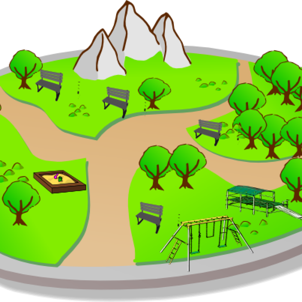 1024x1024 Park Clipart Pizza Clipart