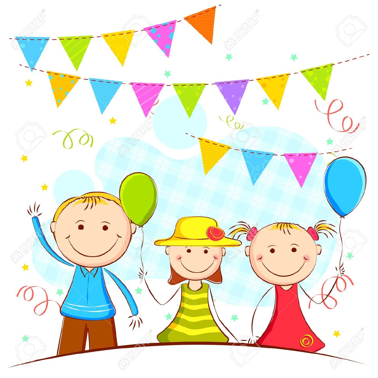 1300x1300 Kids Party Clipart