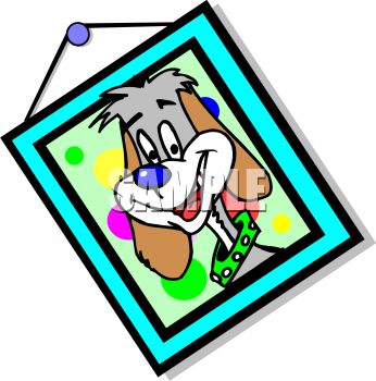 346x350 Crooked Portrait Of A Pet Dog