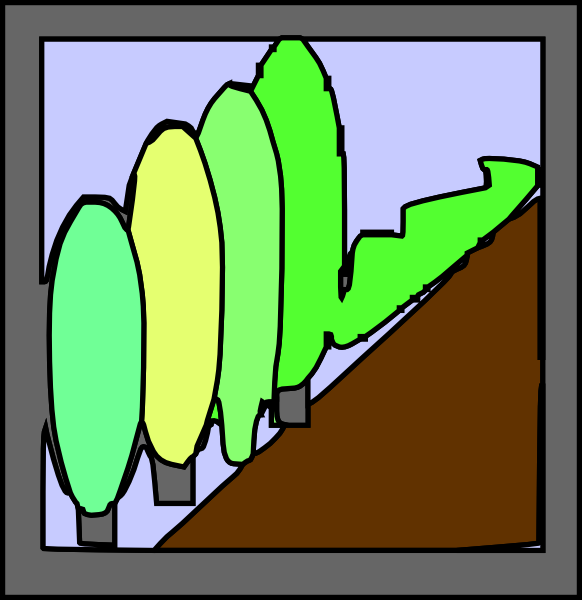 582x600 Cartoon Portrait Frame Clip Art