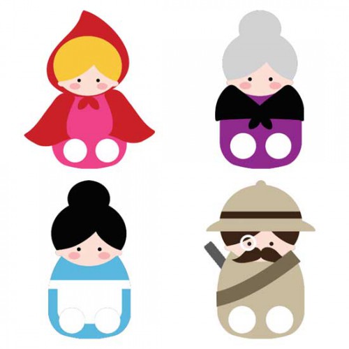 500x500 Little Red Finger Puppets