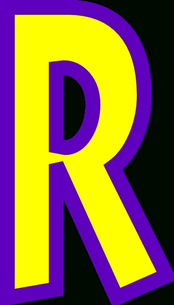 342x597 Letter R Clipart