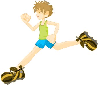 340x298 Runner Clip Art Free Clipart