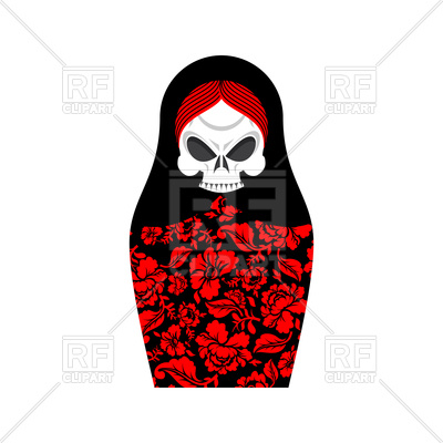 400x400 Matrioshka With Skull