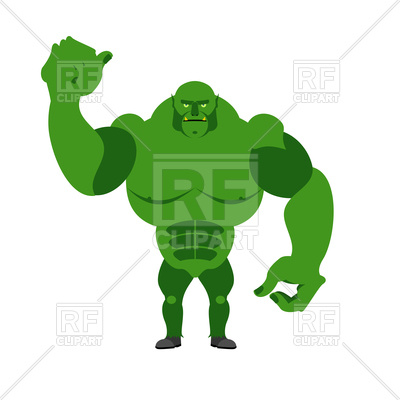 400x400 Angry Green Monster