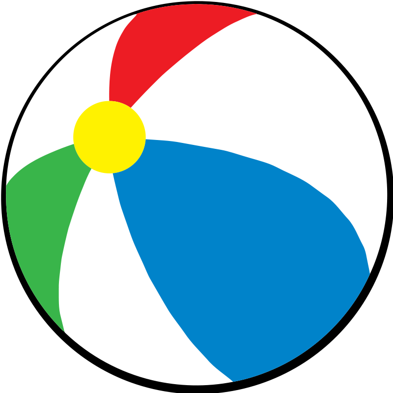 800x800 Release. Spring Vocabulary With Fun Simple Beach Ball By Tikigiki