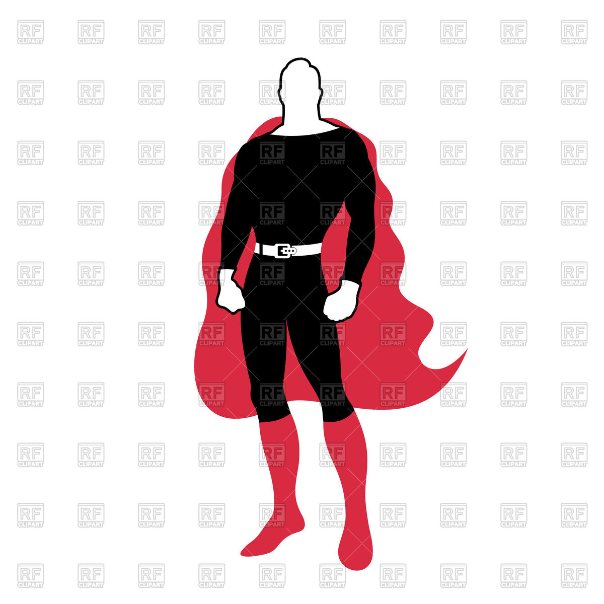 1200x1200 Super Hero Character Royalty Free Vector Clip Art Image