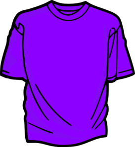 273x298 T Shirt Purple Clip Art
