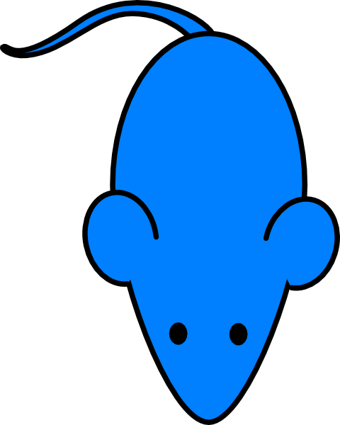 480x600 Lab Mouse Template Clip Art