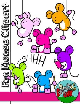 270x350 Fun Mouse Freebie Graphic Clip Art Included Are 36 Color, 6