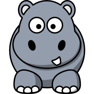 300x300 Hippo Clipart 1 Print Clip Art Picture Clipartme.jpg