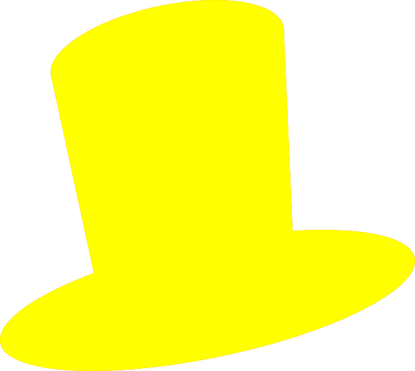 600x536 Yellow Hat Clip Art