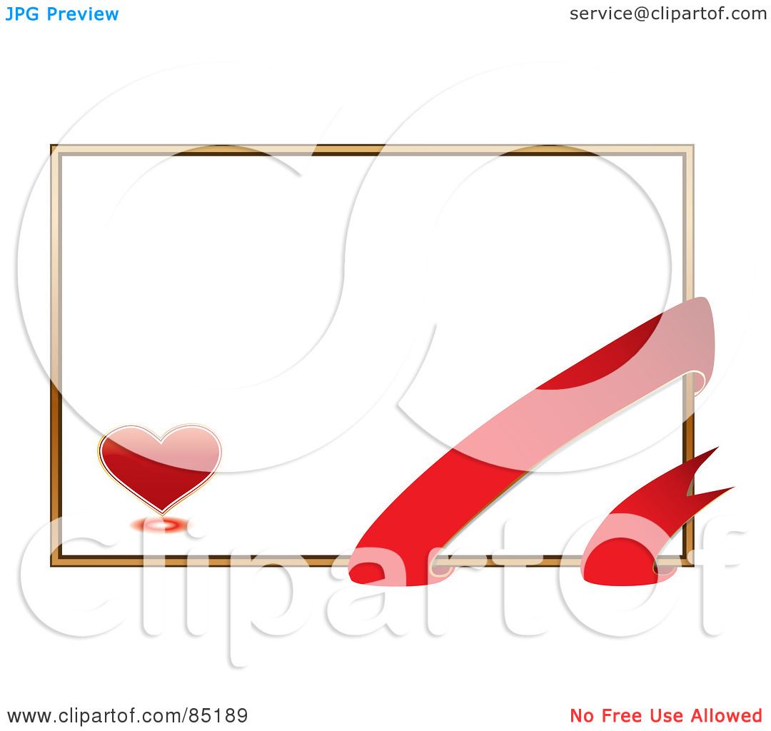 1080x1024 Royalty Free (Rf) Clipart Picture Of A Blank White Valentine's Day