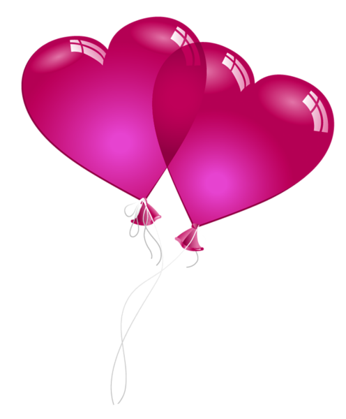 496x600 Valentine Heart Baloons Png Clipart Picture Clipart