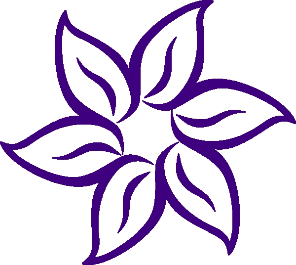 600x536 Unique Flower Clipart