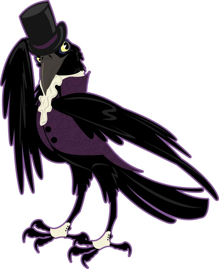 736x905 Crow Clipart Victorian