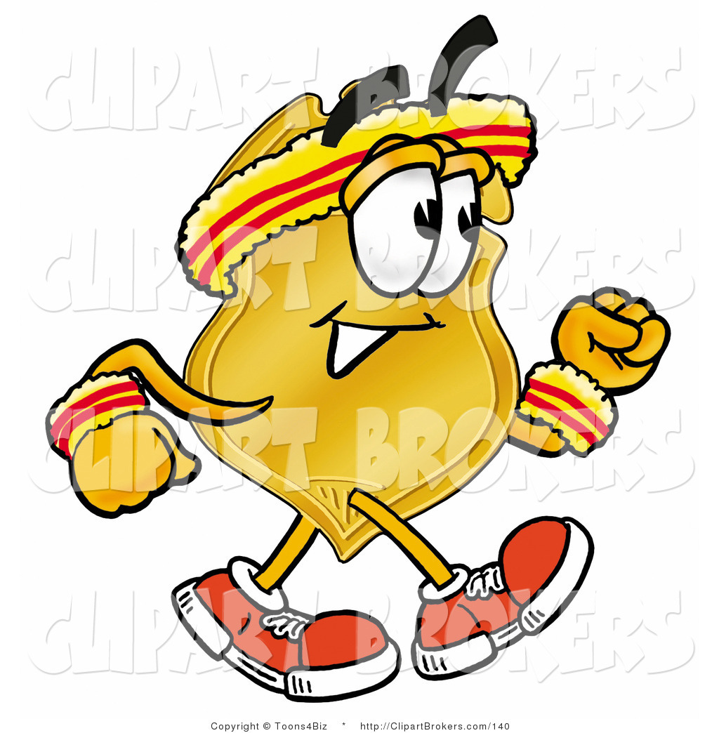 1024x1044 Clip Art Cartoon Of A Gold Badge Mascot Cartoon Character Speed