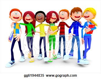 350x273 Group Walking Clip Art Clipart