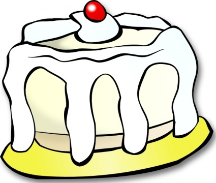 425x360 Clip Art Dessert Cake Clipart