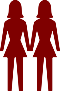 198x300 Two Women Clip Art