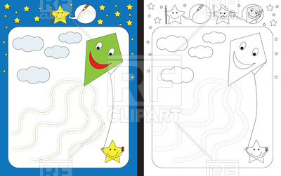 400x251 Preschool Worksheet Design Royalty Free Vector Clip Art Image