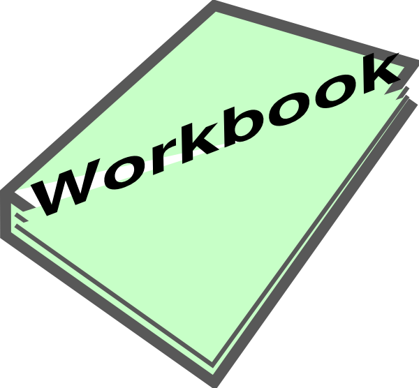 600x556 Workbook Pic Green Clip Art