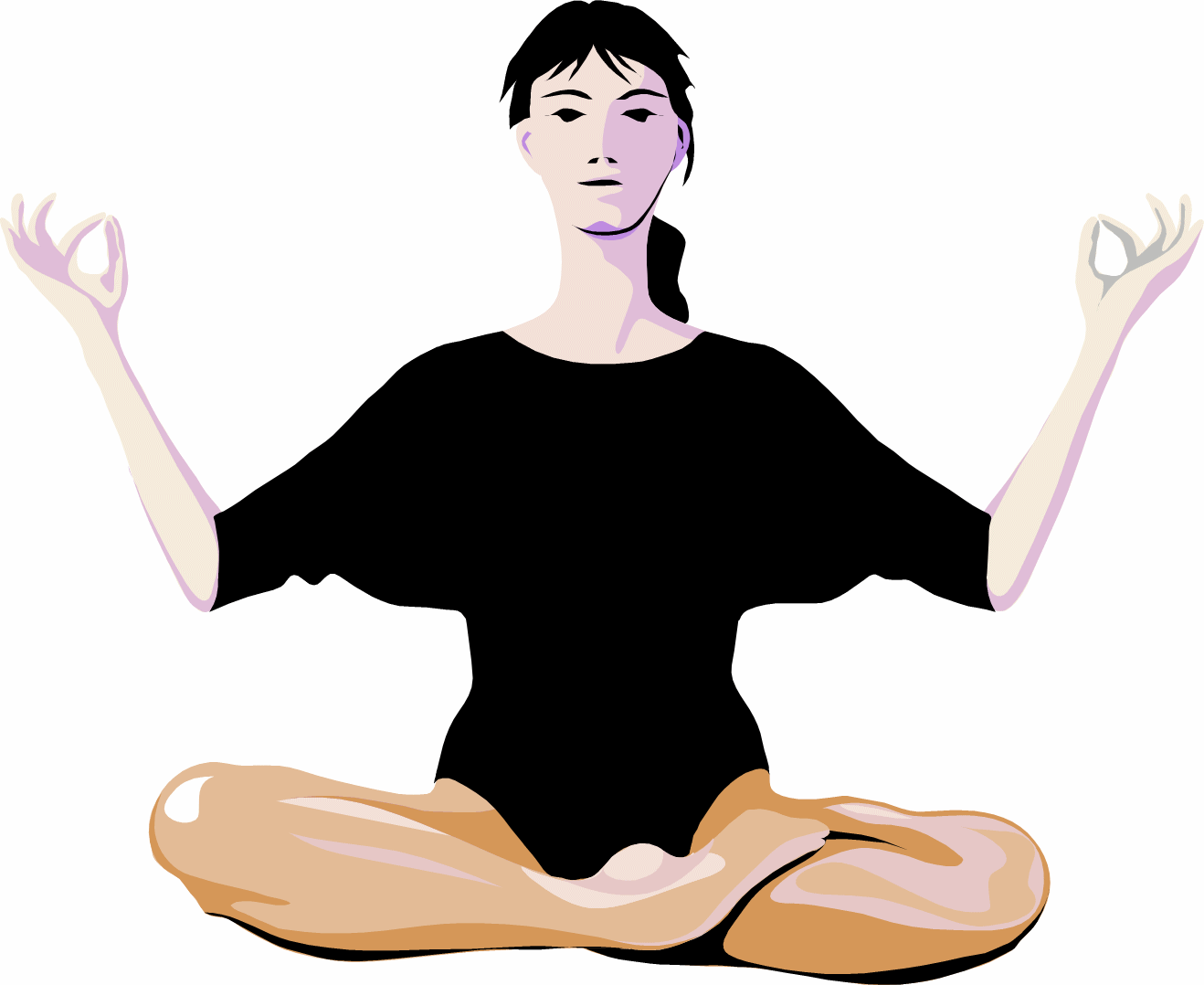 1318x1078 Free Yoga Clipart Image