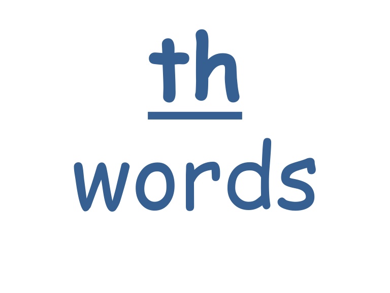 768x576 Th Word Flashcards