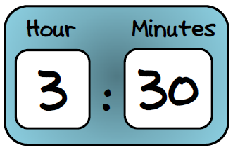 331x214 Digital Clock Clipart 600