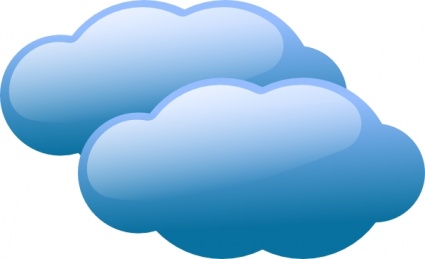 425x259 Free Download Of Blue Clouds Clip Art Vector Graphic