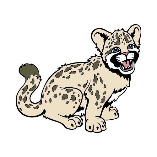 500x500 Cougar10v4clr Clip Art