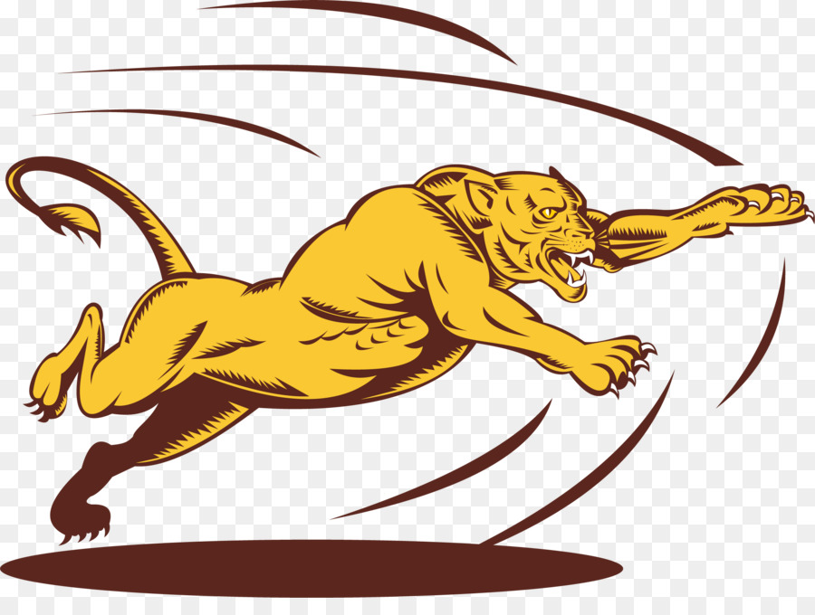 900x680 Lion Cougar Big Cat Clip Art