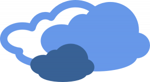 300x164 Cloudy Day Clipart Heavy Clouds Weather Symbol Clip Art