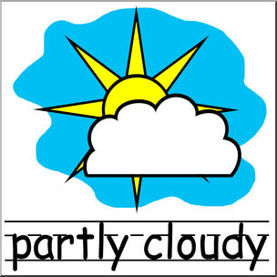 304x304 Creative Idea Partly Cloudy Clipart Weather Forecast The Png Image