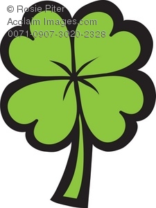 225x300 Four Leaf Clover Royalty Free Clip Art Image